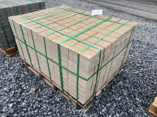 Skid Lot Of New Hanover Pavers Tan