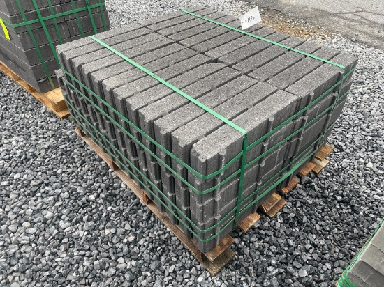 Skid Lot Of New Hanover Pavers Super Black