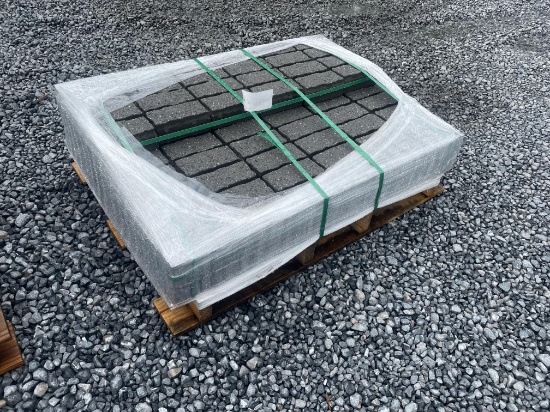 Skid Lot Of New Hanover Pavers Black