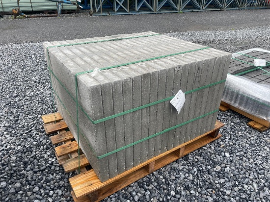 Skid Lot Of New Hanover Pavers Gray