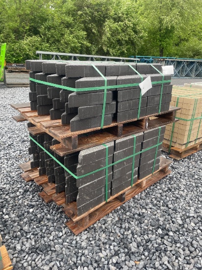 (2) Skid Lot Of New Hanover Pavers Charcoal