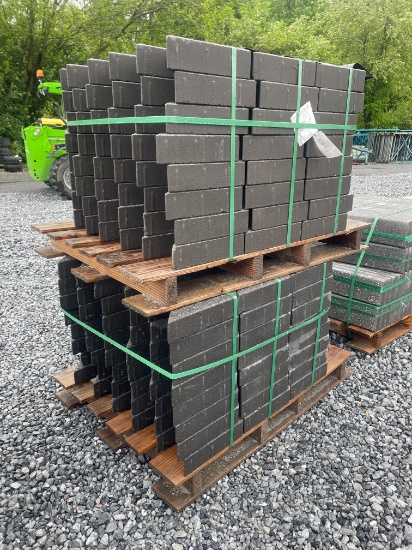 (2) Skid Lot Of New Hanover Pavers Charcoal