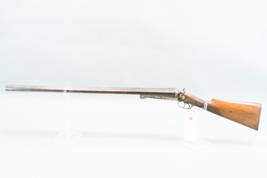 Antique Belgian SXS Underlever Hammer 12 Gauge