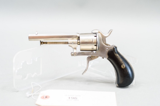 French .30Cal Folding Trigger Pinfire Revolver
