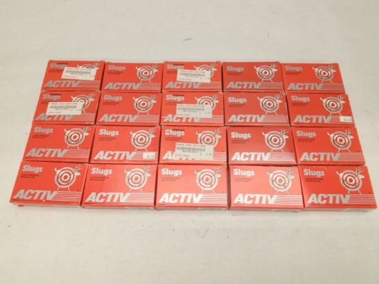 (100Rds.) ACTIV 12GA 2-3/4" 1OZ RIFLED SLUG AMMO