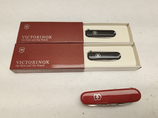 (3Pcs.) ASSORTED VICTORINOX SWISS ARMY KNIVES