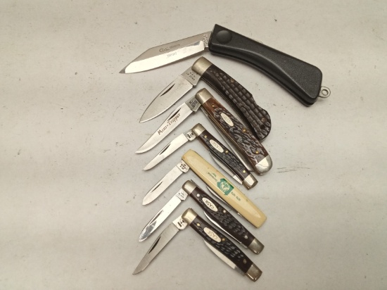(7Pcs.) ASSTD. CASE XX FOLDING KNIVES