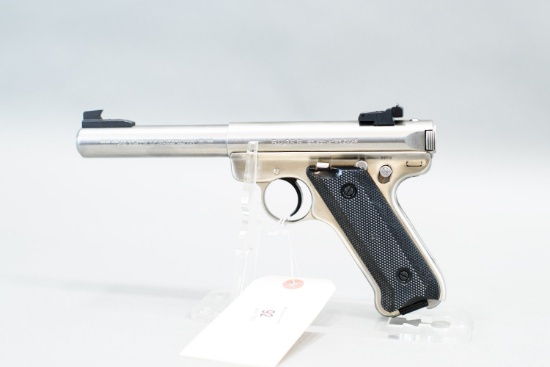 (R) Ruger Mark II Target Stainless .22LR Pistol