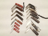 (17Pcs.) ASSORTED FOLDING KNIVES