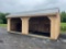 New 12X24 Animal Run In Shed