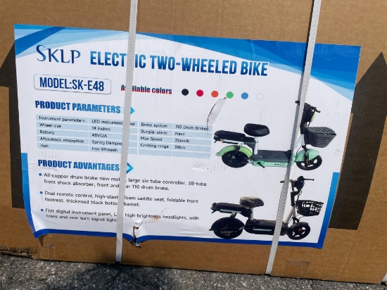 New SKLP 48 Volt Electric 2 Wheeled Bike