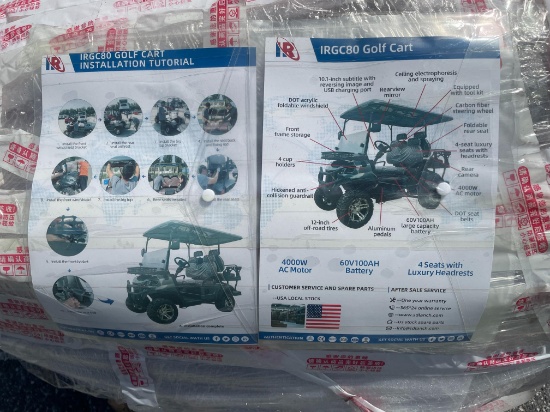 New IR IRGC80 Electric Golf Cart