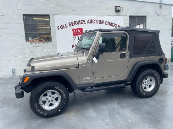 2005 Jeep Sport 4X4 Wrangler