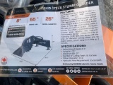 New Wolverine Quick Attach Stump Grinder