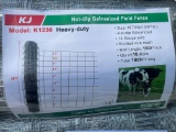 Skid Lot Of (10) Rolls Galvanized Field Fence
