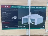 New KJ 45X25' Double Garage Steel Barn Shed