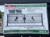 (3X) New KJ 20' BI-Parting Driveway Gates