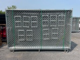 New Lot Of (20) Pieces 10'X6' Chain Link Fence