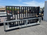 New Set Of 18' Metal Driveway BI-Parting Gate