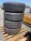 Skid Lot Of (4) LP275/70R17 Tires W/ Rims