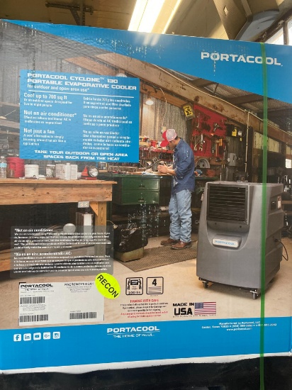 New Portacool Cyclone 130 Cooler