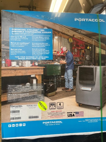 New Portacool Cyclone 130 Cooler