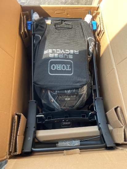 New Toro Super Recycler Electric Walk Behind Mower