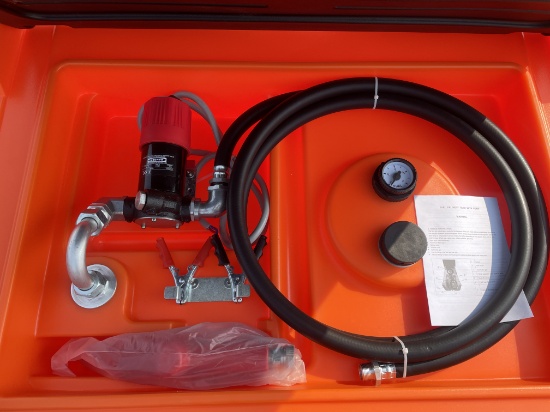 New Poly Fuel Transfer Tank W/Pump