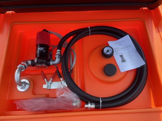 New Poly Fuel Transfer Tank W/Pump