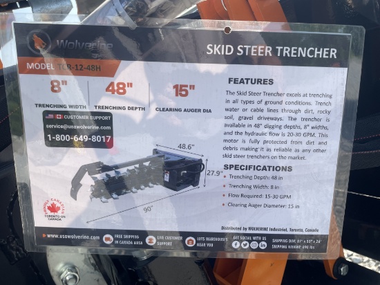 (4X) New Wolverine Quich Attach Trencher