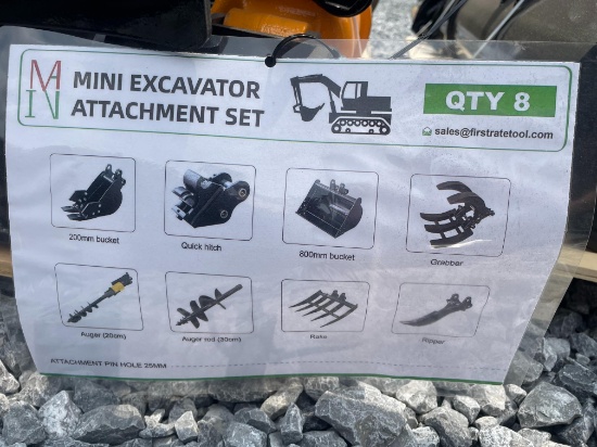 New MIVA Quick Attach Mini Excavator Attachments