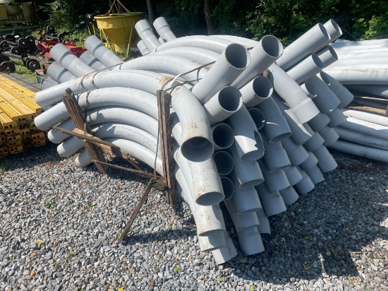 Skid Lot Of Beveled Conduit
