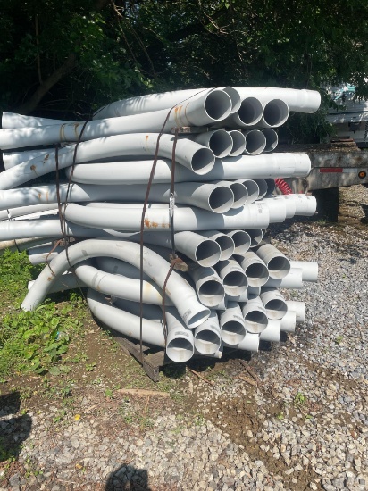 Skid Lot Of Beveled Conduit