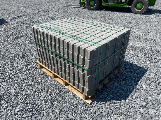 Skid Lot Of Hanover Pavers Limestone Gray