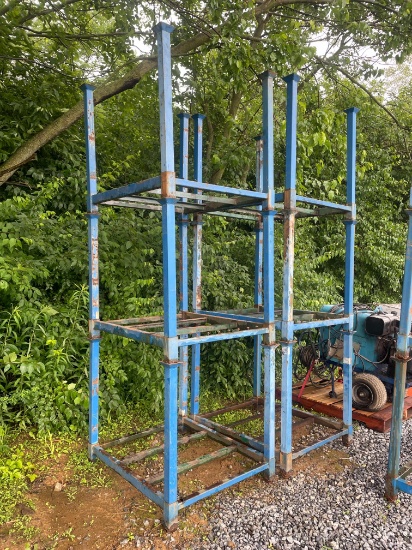 Lot Of (2) Upright Racking