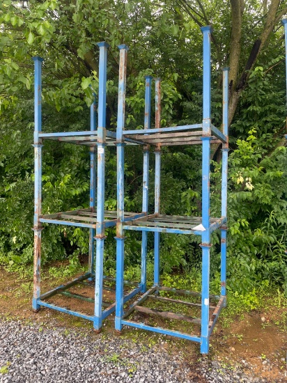Lot Of (2) Upright Racking