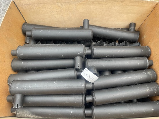 Skid Lot Of New Engine Mufflers