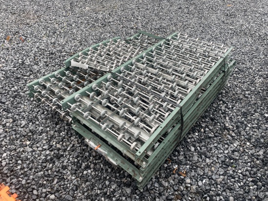 Skid Lot Of Assorted Roller Conveyors