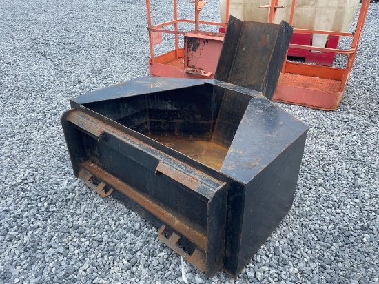 Used Quick Attach Cement Box W/ Chute
