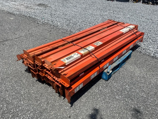 Skid Lot Of 8' Pallet Racking Rails
