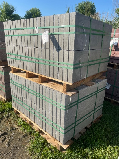 (2) New Skid Lot Of Hanover Pavers Gray