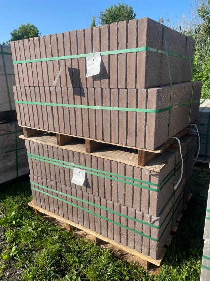 (2) New Skid Lot Of Hanover Pavers Brown