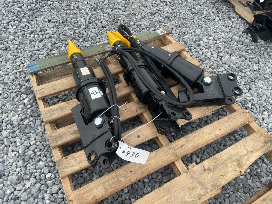 (3X) New GIYI Mini Excavator Attach Wood Splitter