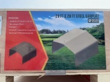 New Allmetal 20X20' Steel Carport