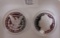 (2) 2021 Morgan Dollar Copies.