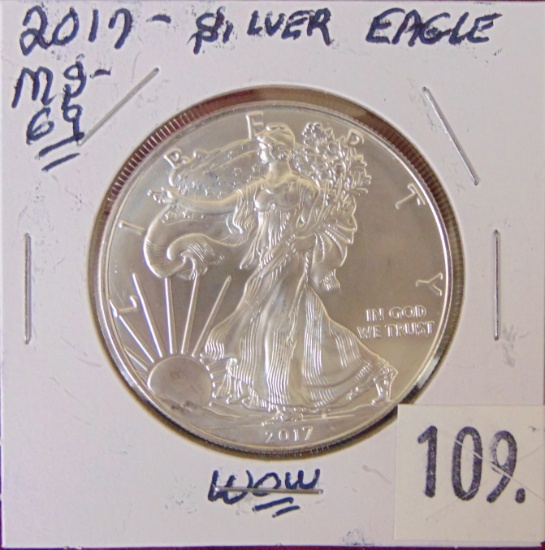 2017 Silver Eagle MS69.