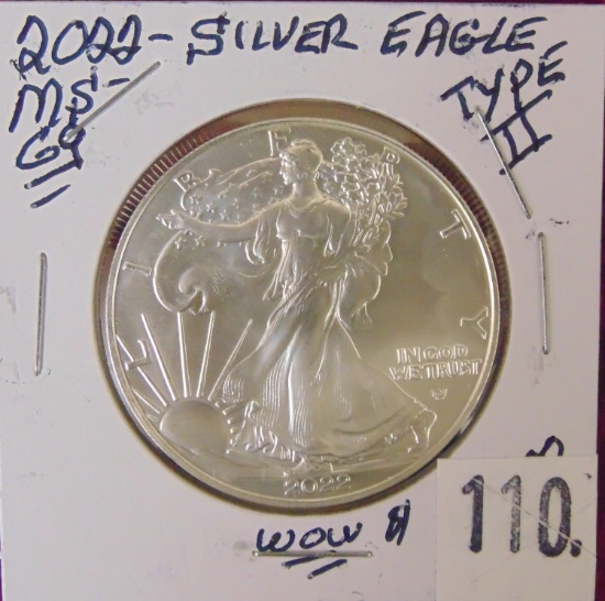 2022 Silver Eagle MS69.