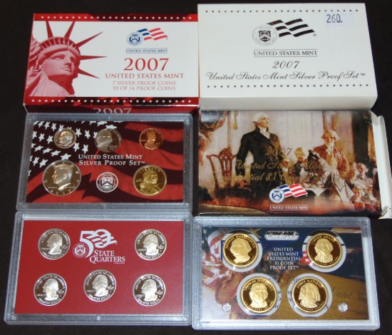 2007 U.S. Mint Silver Proof Set ($1.85  face in 90% Silver).