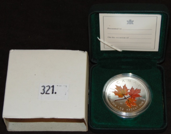 2001 Canada $5 .9999 Silver 1 Oz.