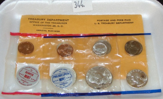 1961-U.-C. U.S. Set P, D. ($1.70 face in 90% Silver).